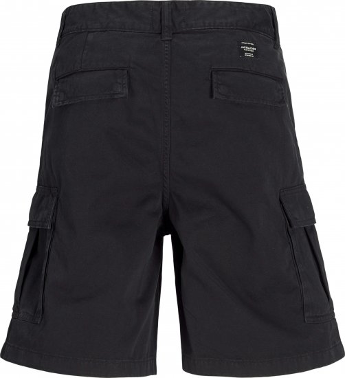 Jack & Jones Karl Avery Cargo Shorts Black - Shorts - Shorts i store størrelser - W40-W60