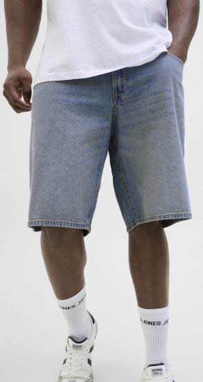 Jack & Jones Alex Original SQ171 Shorts Blue Denim - Shorts - Shorts i store størrelser - W40-W60