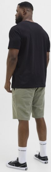 Jack & Jones Lavance Crew Neck T-Shirt Black Beauty - T-shirts - T-shirts i store størrelser - 2XL-14XL