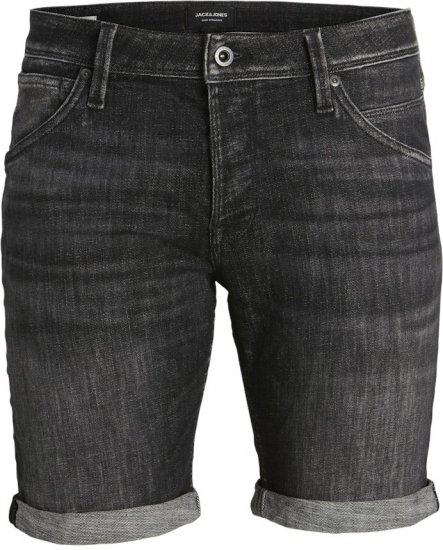 Jack & Jones RICK FOX SHORTS GE 245 Shorts Black Denim - Shorts - Shorts i store størrelser - W40-W60