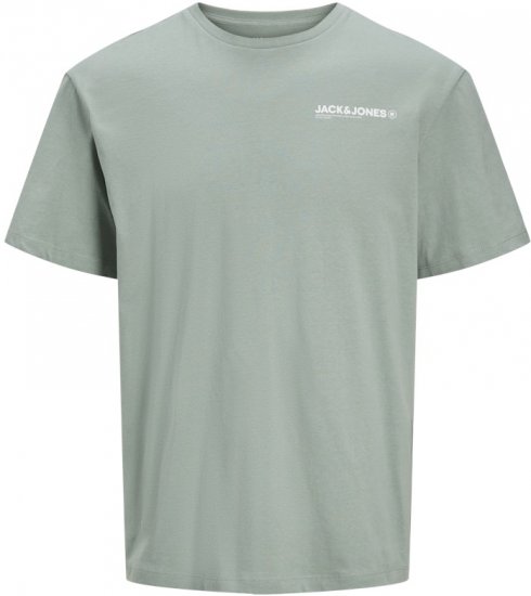 Jack & Jones Hawaii Crew Neck T-Shirt Iceberg Green - T-shirts - T-shirts i store størrelser - 2XL-14XL