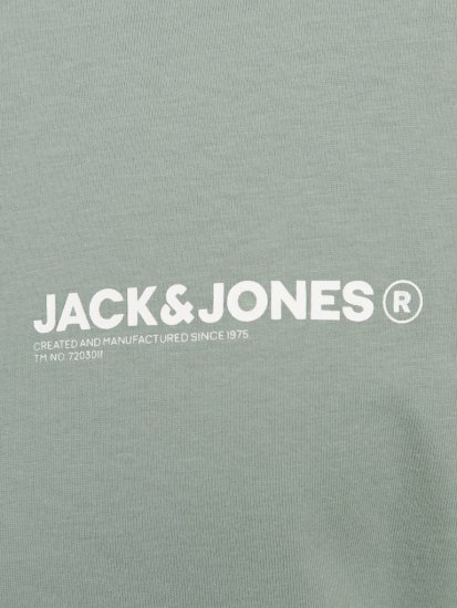 Jack & Jones Hawaii Crew Neck T-Shirt Iceberg Green - T-shirts - T-shirts i store størrelser - 2XL-14XL