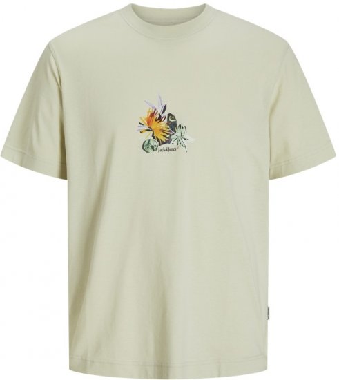 Jack & Jones Varenna Crew Neck T-Shirt Green - T-shirts - T-shirts i store størrelser - 2XL-14XL