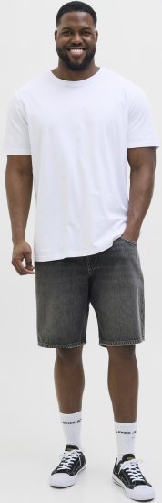 Jack & Jones Tony Original Denim Shorts Black - Shorts - Shorts i store størrelser - W40-W60