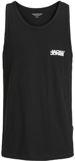 Jack & Jones Sago Tank Top Black - T-shirts - T-shirts i store størrelser - 2XL-14XL