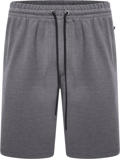 Kam Jeans 3317 Textured Interlock Shorts Charcoal - Joggingbukser og shorts - Sweatpants og Sweatshorts 2XL-12XL
