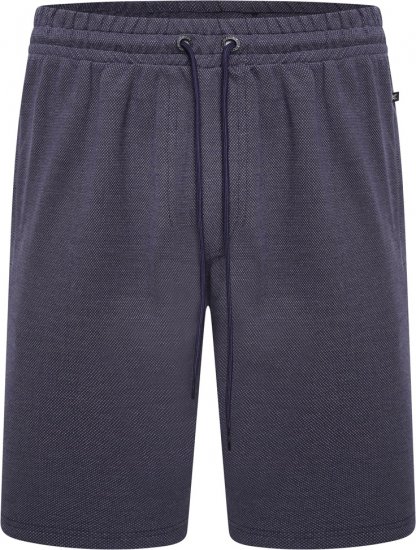 Kam Jeans 3317 Textured Interlock Shorts Indigo - Joggingbukser og shorts - Sweatpants og Sweatshorts 2XL-12XL