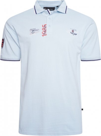 Kam Jeans 5512 1985 Racing Team Polo Blue - Polotrøjer - Polotrøjer 2XL-8XL