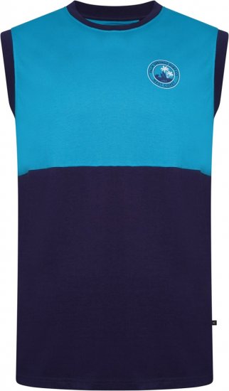 Kam Jeans 5764 Palm Springs Vest Sleeveless T-Shirt Navy Academy - T-shirts - T-shirts i store størrelser - 2XL-14XL