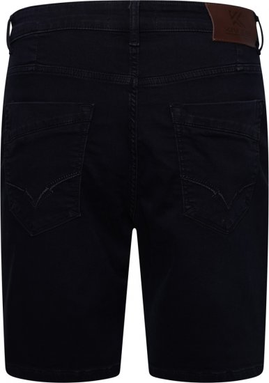 Kam Jeans Pepe Knitted Denim Shorts Blue-Black - Shorts - Shorts i store størrelser - W40-W60