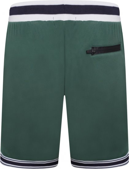 Kam Jeans TS005 Retro Tracky Set (Shorts/Sleeveless Hoodie) Racing Green - Tracksuits - Tracksuits i store størrelser til mænd
