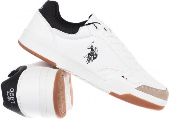 U.S. POLO ASSN. Steve - Men's Sneakers White - Herresko 40-52 - Herresko og sneakers str. 40-52