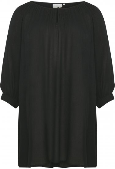 Kaffe Curve Ami 3/4-Ærmet Tunika Sort - T-shirts - 
