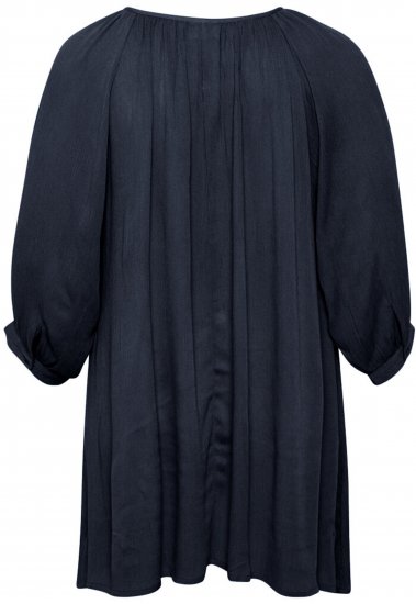 Kaffe Curve Ami 3/4-Ærmet Tunika Mørk Marineblå - T-shirts - 