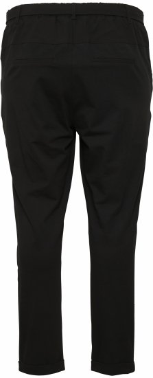 Kaffe Curve Jia Bukser med Bælte Sort - Jeans & Bukser i Store Størrelser – Plus Size - 