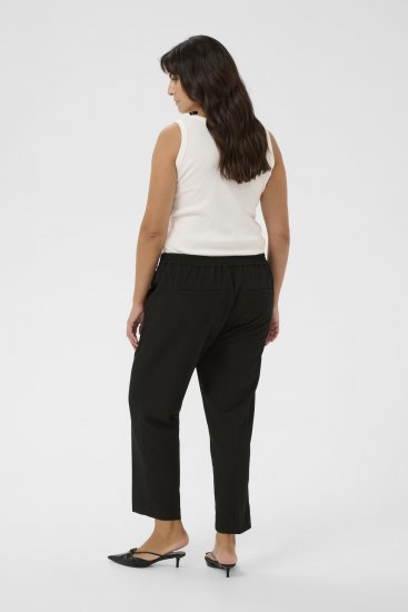 Kaffe Curve Sakira Cropped-bukser Sort - Jeans & Bukser i Store Størrelser – Plus Size - 