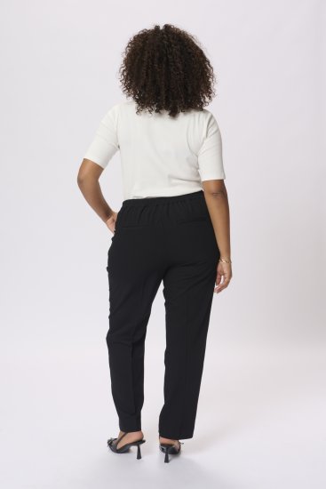 Kaffe Curve Sakira Lange Bukser Sort - Jeans & Bukser i Store Størrelser – Plus Size - 