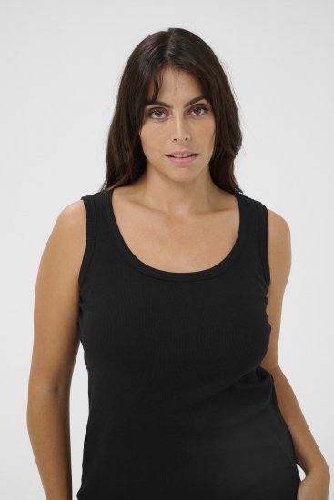 Kaffe Curve Carina Tanktop Sort - T-shirts - 