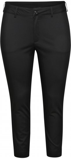 Kaffe Curve Leana Chinobukser 7/8 Sort - Jeans & Bukser i Store Størrelser – Plus Size - 
