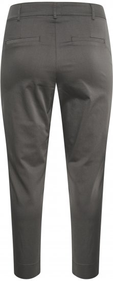 Kaffe Curve Leana Chinobukser 7/8 Grafitgrå - Jeans & Bukser i Store Størrelser – Plus Size - 