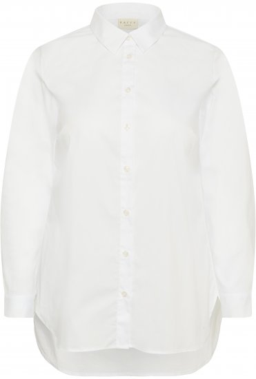 Kaffe Curve Laina Shirt Optical White - Skjortebluser - 