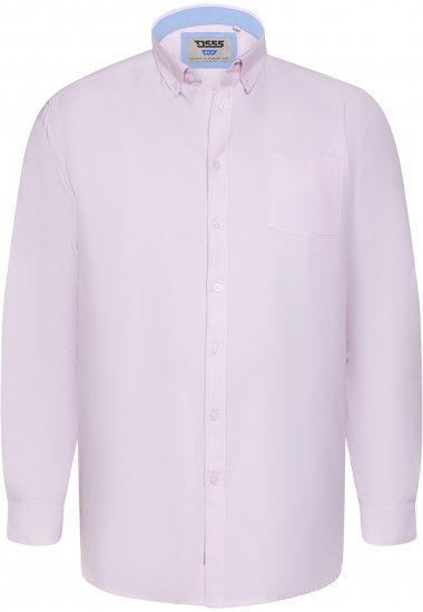 D555 Richard Langærmet Oxfordskjorte TALL Pink - TALL skjorter - 