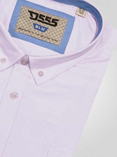D555 Richard Langærmet Oxfordskjorte TALL Pink - TALL skjorter - 