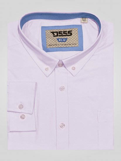 D555 Richard Langærmet Oxfordskjorte TALL Pink - TALL skjorter - 