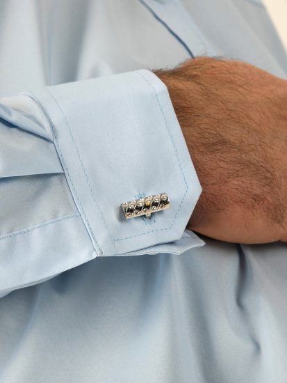 D555 Oliver Pletafvisende Strygefri Stretchskjorte med Lange Ærmer Lyseblå - Skjorter - Skjorter til store mænd 2XL- 8XL