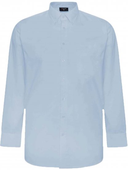 Espionage SH150 Plain Long Sleeve Shirt Blue - Skjorter med lange ærmer - 