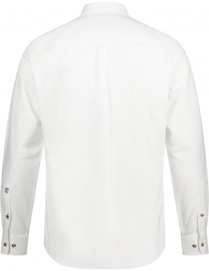 JP1880 Shirt Modern Fit Traditional Stag Horn White - Skjorter - Skjorter til store mænd 2XL- 8XL