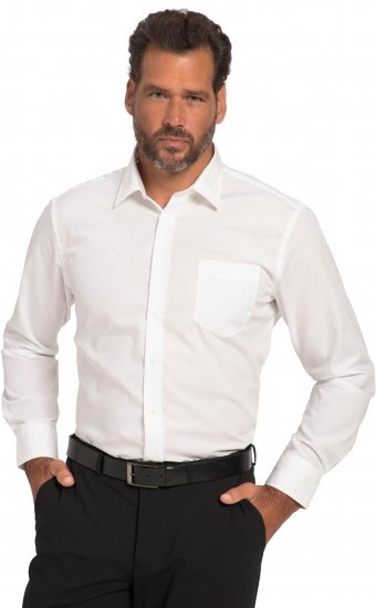 JP1880 Shirt Business Modern Fit White TALL - HERRETØJ MT-6XLT - Tøj til høje mænd