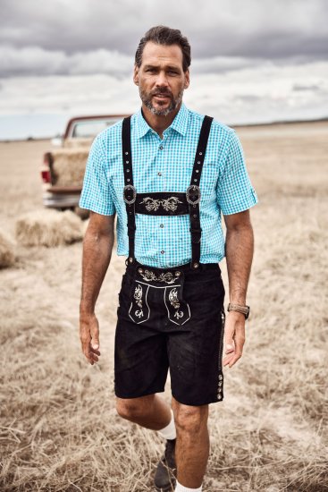 JP1880 Shirt Traditional Short Sleeve Turquoise - Skjorter - Skjorter til store mænd 2XL- 8XL