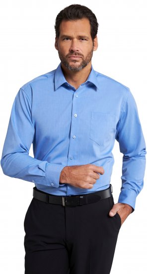 JP1880 Shirt Business Comfort Fit Light Blue TALL - HERRETØJ MT-6XLT - Tøj til høje mænd