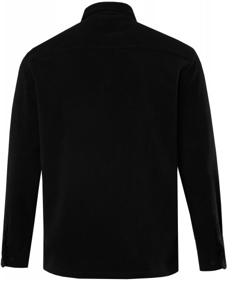 JP1880 Overshirt Fleece Long Sleeve Black TALL - HERRETØJ MT-6XLT - Tøj til høje mænd
