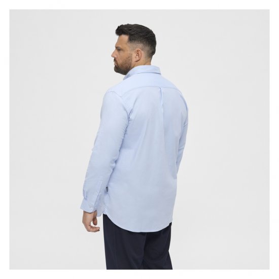 North Latitude Oxford Shirt Light Blue - Skjorter - Skjorter til store mænd 2XL- 8XL