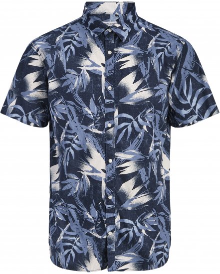 Jack & Jones Honolulu Short Sleeve Resort Shirt - Kortærmede skjorter - Kortærmede Skjorter Store Størrelser