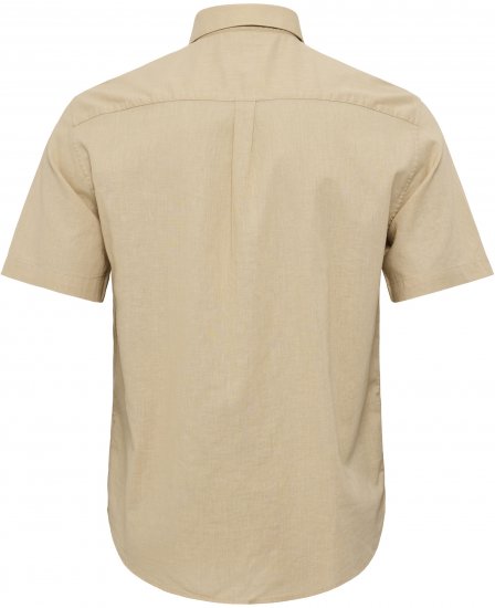 North Latitude 51106 Short Sleeve Shirt Sand - Kortærmede skjorter - Kortærmede Skjorter Store Størrelser