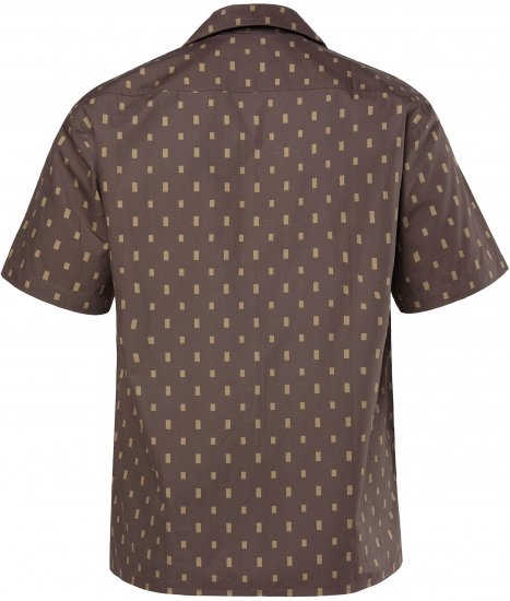 JP1880 Boxy Cuba Short Sleeve Shirt Brown - Skjorter - Skjorter til store mænd 2XL- 8XL
