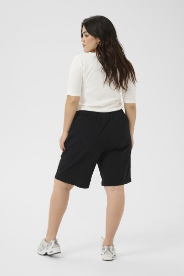 Kaffe Curve Nana Liah Shorts Sort - Jeans & Bukser i Store Størrelser – Plus Size - 