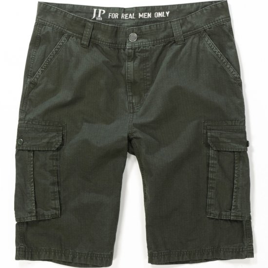 JP1880 Shorts Cargo Bermuda Dark Olive - Shorts - Shorts i store størrelser - W40-W60