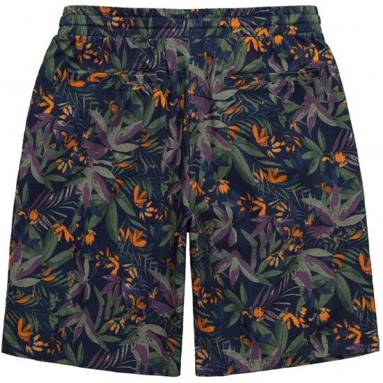 JP1880 Bermuda Shorts Floral All-over Print Navy - Shorts - Shorts i store størrelser - W40-W60
