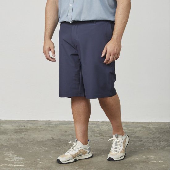 North Latitude Cool Effect Comfort Fit Shorts Blue - Shorts - Shorts i store størrelser - W40-W60