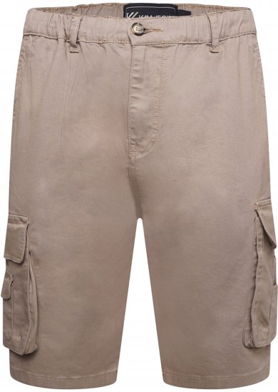 Kam Jeans 3404 Cargo Shorts Beige - Shorts - Shorts i store størrelser - W40-W60
