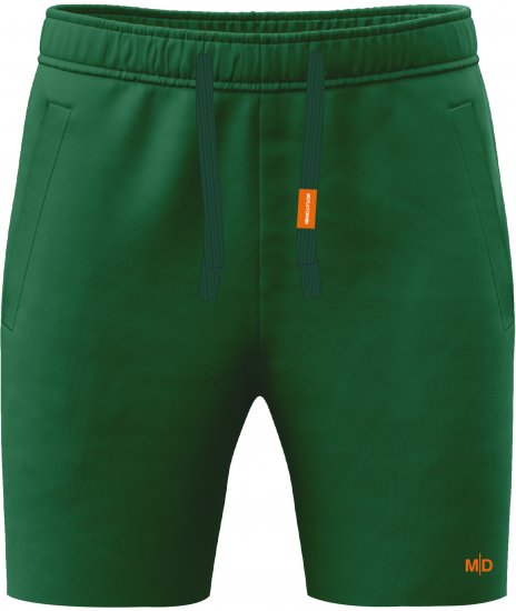 Motley Denim Paris Sweatshorts Racing Green - Joggingbukser og shorts - Sweatpants og Sweatshorts 2XL-12XL