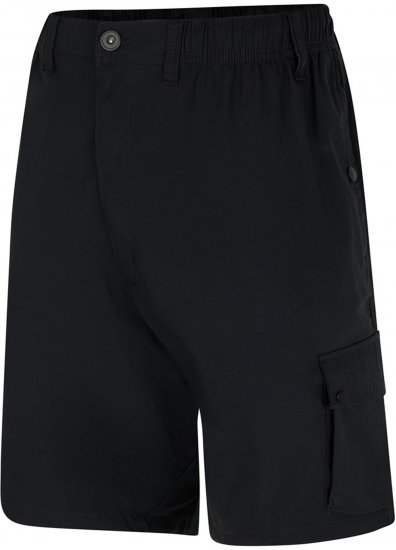 Espionage ST066 Stretch Poplin Cargo Shorts Black - Shorts - Shorts i store størrelser - W40-W60