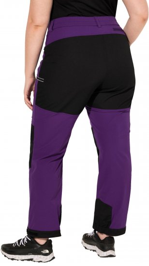 Ulla Popken HYPRAR Multifunctional Durable Inset Trekking Pants Plum - Jeans & Bukser i Store Størrelser – Plus Size - Jeans & bukser, EU 42-70