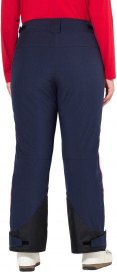 Ulla Popken Performance Trousers Waterproof Zip Pockets Snow Gaiter Navy - Jeans & Bukser i Store Størrelser – Plus Size - 