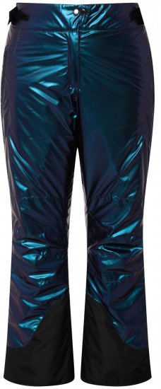 Ulla Popken Ski Pants Water-Repellent Mother-Of-Pearl Velcro Closure Snow Gaiter Blue - Jeans & Bukser i Store Størrelser – Plus Size - 