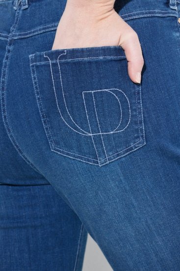 Ulla Popken Stretch Fit Bootcut Jeans Blue Denim - Ulla Popken - Ulla Popken Plus Size Tøj